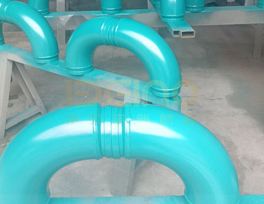 Tubería de bomba de hormigón de acero de bajo carbono y alta tenacidad con revestimiento cerámico de alúmina para bombas de hormigón Sany Zoomlion y codos