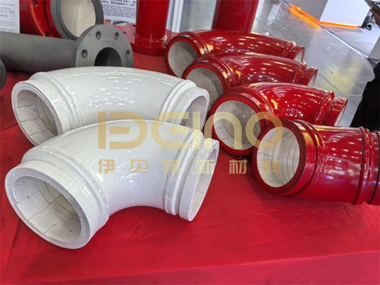 Instalaciones de bombas de hormigón revestidas de cerámica resistentes al desgaste Extienda la vida útil de su maquinaria de construcción con tuberías de bombas de hormigón revestidas de cerámica de alumina