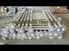 SUS304 Cerámica de revestimiento de codos Cerámica de revestimiento de acero de tubería Resistencia a la corrosión de la cerámica de la manga de revestimiento de la tubería