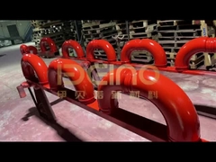 Bomba de hormigón suave Codo de peso ligero Bomba de hormigón Boom Tubo de hormigón Bomba de codo revestimiento de cerámica