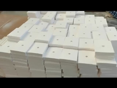 Certificado ISO de tubo cerámico de aluminio con codo cerámico revestido