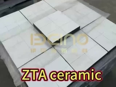ZTA Revestimiento cerámico 1700°C Temperatura máxima 2000 MPa Resistencia